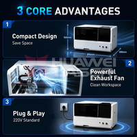 Nouvelle machine de découpe laser à fibre mini 800W, découpeuse laser CNC portable pour la fabrication de tôles en acier et en métal