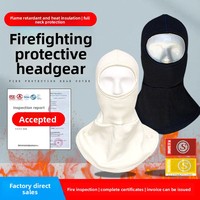 Capuche de protection ignifuge en aramide, isolante thermiquement, résistante aux hautes températures, certifiée sécurité incendie pour la lutte contre les incendies forestiers