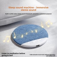 Machine à bruit blanc portable avec éclairage nocturne couleur et haut-parleur sans fil pour l'aide au sommeil des bébés et des adultes – Offre Spéciale