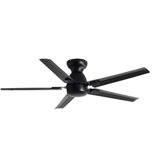 Vente en gros 52 pouces DC moteur ventilateurs de plafond silencieux télécommande avec haute CFM sans lumière réversible fer lames 5 lames - Product Image 3