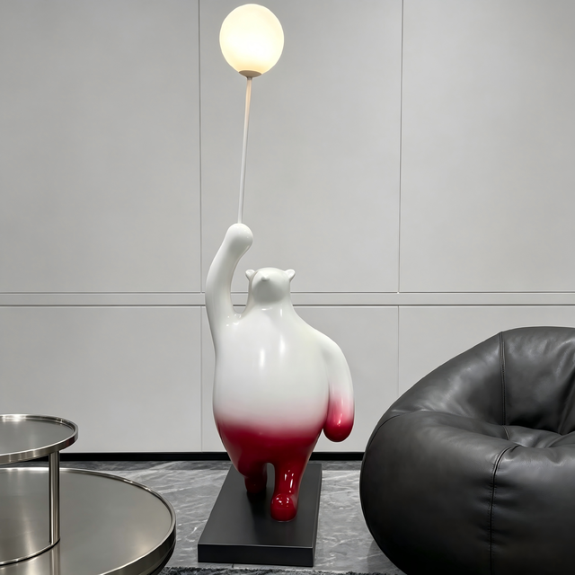 Modern Minimalist Creative Humanoid Sculpture Table Lamp Plug-in LED  for Home Living Room Bedroom Interior Decoration