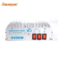 Baojie-Walkie Talkie profesional HF de doble frecuencia, amplificador lineal, salida de alta potencia, 50W, VHF/UHF, agua, doble frecuencia, alta potencia, hasta 50W