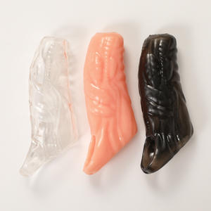 Yeni sıvı silikon çivili prezervatif seks oyuncakları erkekler için büyüt çift kullanımlık horoz Penis kol genişletici flört Penis kollu - Product Image 3
