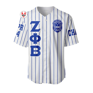 เสื้อผ้าชมรมหญิงกรีก Zeta Phi Beta พร้อมส่ง เสื้อเบสบอลผ้าเดนิมปักลาย เสื้อกั๊กซอฟต์บอล - Product Image 6