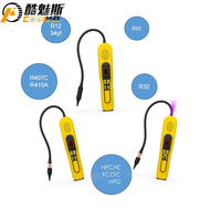Détecteur de fuite de gaz RLD-200 Ensembles d'outils de réfrigérants Testeur de gaz fréon automobile pour HFC HCFC CFC HFO R134A avec sonde de fluorescence