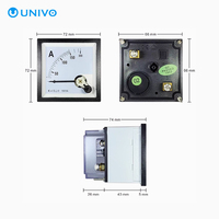 Customized Pointer Type Ammeter DC 4-20mA Input ABS 0-500A Current Analyze Test Instrument Analog Panel Meter 5W 1.5%