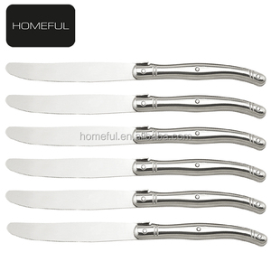 Ensemble de couverts <span class=keywords><strong>Laguiole</strong></span> en acier inoxydable 420 de conception française, comprenant un couteau à steak, une <span class=keywords><strong>fourchette</strong></span> de service et une cuillère à dessert - Product Image 2