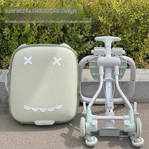 Sports de plein air et divertissements Valise à roulettes pour bébés garçons et filles Montable Paresseux Marche Valise à bagages - Product Image 1