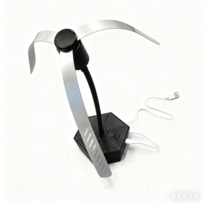 Matamoscas Flexible y Colgable con Ventilador, Listo <span class=keywords><strong>para</strong></span> Enviar, con USB/Batería/Recargable y Aspas Suaves <span class=keywords><strong>para</strong></span> Cocina/Camping/Uso Doméstico - Product Image 2