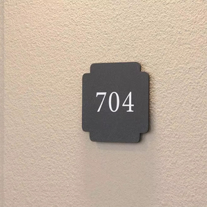 Brandnewsign Targhe Personalizzate con <span class=keywords><strong>Numero</strong></span> Civico |   Targhe con numeri civici per uso commerciale - Product Image 1