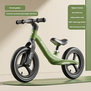 Vélo d'équilibre <span class=keywords><strong>pour</strong></span> enfants <span class=keywords><strong>14</strong></span> <span class=keywords><strong>pouces</strong></span> et 12 <span class=keywords><strong>pouces</strong></span>, cadre en nylon sans pédales, <span class=keywords><strong>pour</strong></span> les enfants de 1 à 6 ans - Product Image 6