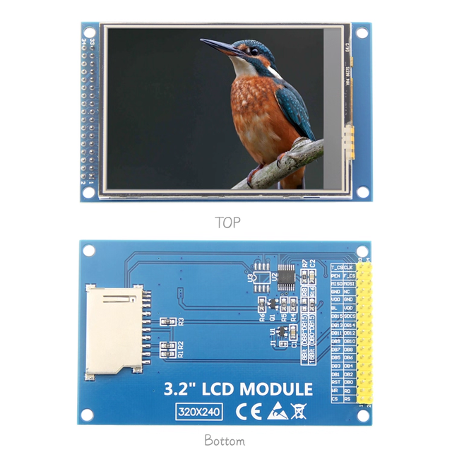 MRB3205 3.2-Inch TFT LCD Module with ILI9341 320x240 Resolution 8Bit & 16Bit Parallel Interface