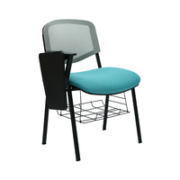 Chaise d'étudiant pour conférence universitaire avec tablette d'écriture et table pliable, chaise de formation pour conférence