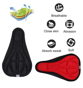 <span class=keywords><strong>Funda</strong></span> de sillín 3D para <span class=keywords><strong>bicicleta</strong></span> de montaña, cojín de asiento de espuma cómodo, transpirable, súper suave, accesorio para sillín de ciclismo - Product Image 5