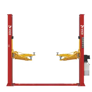 Vico Hydraulic Cheap 2 Post Car Lift Hot Selling 4T Eight Bended Post Wholesale Car Hoist Two Side Manual Release Vehicle Lift