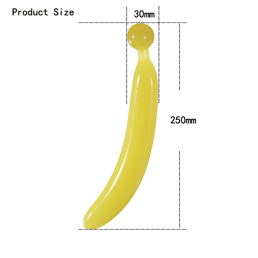 Lustiges Kristall-TPE-Frucht-Gemüse Dildo-Frauen-Masturbations-Sex-Toy Banana Cucumber Eggplant Luffa-Karotten-Sexspielzeug für Frauen