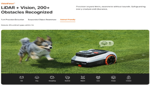 Tondeuse robotisée automatique Navimow i206 i210 AWD avec navigation par vision RTK, pente de 45 %, étanchéité IP66, contrôle par application, 600-1000 m² ㎡   Jardin - Product Image 3