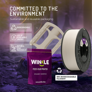 Filament ASA WINKLE 1,75 mm 1 kg Filament d'imprimante 3D FDM pour pièces fonctionnelles extérieures Résistant aux UV, à la chaleur et aux intempéries - Product Image 6