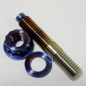 Chuyển đổi Titan bánh xe Stud Lug Nut mở rộng chiều dài M10 M12 M14 * 1/25/1.5*20mm - Product Image 2