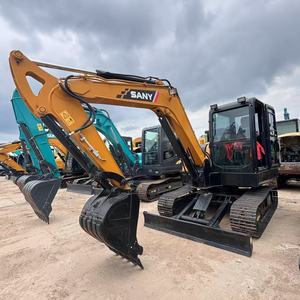 <span class=keywords><strong>Mini</strong></span>-excavatrice sur chenilles d'<span class=keywords><strong>occasion</strong></span> Sany SY60C 6t, moteur <span class=keywords><strong>Kubota</strong></span>, <span class=keywords><strong>godet</strong></span> de 0,25 m³, faible nombre d'heures, <span class=keywords><strong>pelle</strong></span> de 6000 kg pour travaux de jardinage et construction, export - Product Image 3