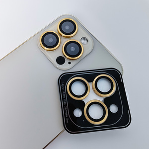 Venta al por mayor Paquete al por menor Bling 3D clear Diamond Lente <span class=keywords><strong>de</strong></span> <span class=keywords><strong>cobertura</strong></span> completa Protector <span class=keywords><strong>de</strong></span> lente <span class=keywords><strong>de</strong></span> cámara <span class=keywords><strong>de</strong></span> aluminio para iPhone 15 14 Pro Max 16 - Product Image 4