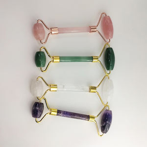Rodillo de Jade con Logotipo Personalizado al por Mayor, 100% Natural, Masaje de Belleza para la Cara, Rodillo Facial de Jade - Product Image 1
