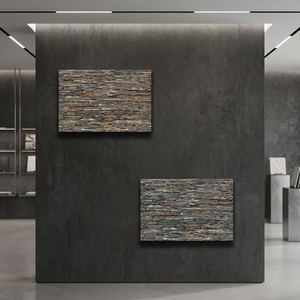 Menton Faux Pierre Satin Mat 12x18 En Relief 3.5mm Haute Profondeur 10mm Épaisseur Élévation 300x450mm Céramique Numérique 30x45cm Carreaux Muraux - Product Image 6