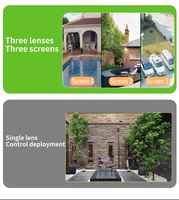 IPC360home 3/4 Lensa 12/16MP Kamera Keamanan Nirkabel CCTV Luar Ruangan 10x Zoom 360 Derajat Tahan Air 3.5INCH Warna Audio Dua Arah
