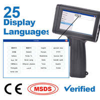 Impresora de Inyección de Tinta Manual Anchor M20 de 25.4 mm con Pantalla Táctil, Alimentada por Batería, para Etiquetas Flexibles, Códigos de Lote, Fechas, Códigos de Fabricación, 600 dpi