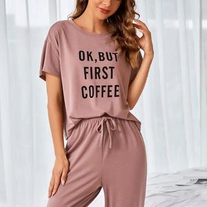 Pijamas de Bambú de Alta Calidad de 2 Piezas para Adultos, Pijamas Cortos Personalizados para Mujer - Product Image 4