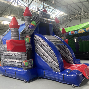 Casa inflable de rebote estilo <span class=keywords><strong>castillo</strong></span> encantador de calidad duradera con tobogán para diversión infantil y eventos de fiesta o alquileres - Product Image 5