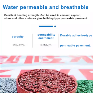 Résine polyaspartique de haute qualité 1:1 sol en pierre de galets de surface de collage de gravier pour les parcs de pavage d'allée sol en pierre naturelle - Product Image 2