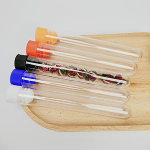 Reagenzglas aus Klarem PS-Kunststoff mit Korken in Verschiedenen Größen - Product Image 6