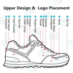 Chaussures de skate pour hommes, design tendance, légères, respirantes, empeigne en mesh, couleurs gris, blanc, violet, baskets pour l'automne et l'été - Product Image 6
