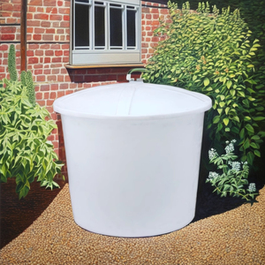 Couvercle de réservoir d'eau en plastique LLDPE de haute qualité <span class=keywords><strong>600L</strong></span> baril en acier cylindrique emboîtable pour <span class=keywords><strong>compost</strong></span> de stockage de cornichons d'eau recyclable - Product Image 1