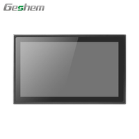 Geshem - Panel PC Industrial Todo en Uno de 17 Pulgadas de Alto Rendimiento J1900 I3 I5 I7, Computadora Integrada sin Ventilador, Compatible con Win10/Linux