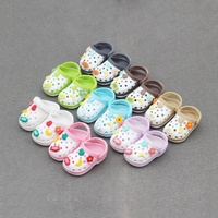 Chaussures de poupée en plastique 15CM, chaussures à trous pour poupée BJD, pantoufles, chaussures de plage pour poupée Labubu