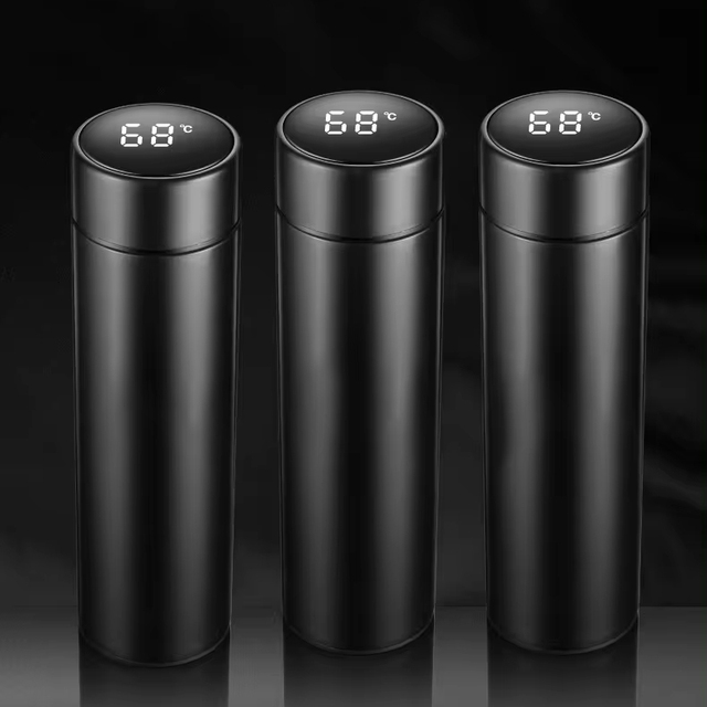 AI-MICH Stainless Steel Insulated Waterin Farenheit Temperature Control Tumbler Cup Led Display Reminder Smart Water Bottle