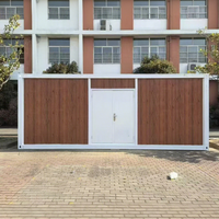 Maison conteneur modulaire mobile détachable OEM ODM de 20 pieds et 40 pieds, préfabriquée, assemblée, pour usage commercial ou résidentiel, en acier sandwich