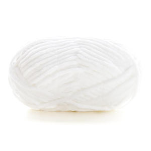 Fil <span class=keywords><strong>chenille</strong></span> épais fait main, 100 % polyester teint, pour écharpe bébé, crochet, sac de poupée, fil glacé - Product Image 6