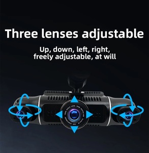 360 degrés 4 objectifs dashcam caméra de voiture grand Angle 1080P HD voiture DVR caméra dashcam Streaming voiture tableau de bord caméra dashcam boîte noire - Product Image 2
