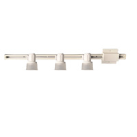 Kit de spots intérieurs de style simple et blanc à LED intégrées de 46 pouces avec éclairage sur rail de 3 litres