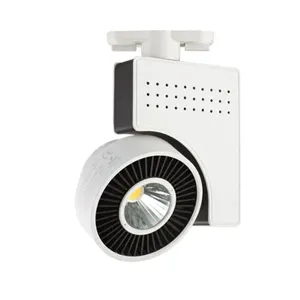 Foco de carril LED de 33W, 3 hilos, eficiencia energética, iluminación direccional, ideal para espacios comerciales y exhibiciones. - Product Image 1