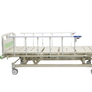 Lit médical manuel Xufeng 8022 en acier et plastique pour soins à domicile et usage senior - Product Image 5