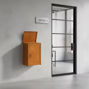 ตู้ไปรษณีย์แบบติดผนังและแบบตั้งพื้น วัสดุเหล็กคอร์เทน วินเทจสั่งทำพิเศษ กันน้ำ ทนทาน ติดตั้งง่าย สำหรับที่อยู่อาศัยและสำนักงาน - Product Image 3