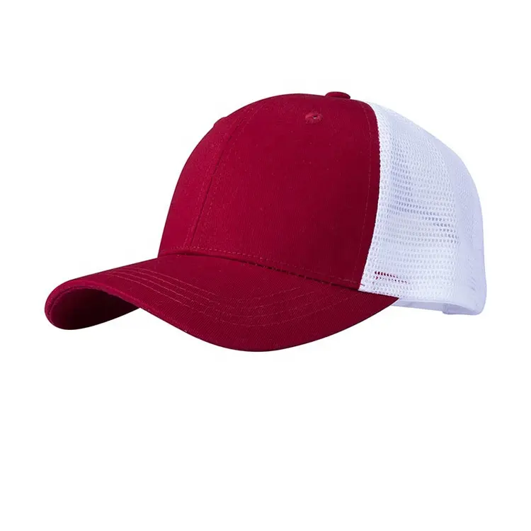 Neueste mode 5 panel 3 tone farbe baumwolle und mesh Trucker hüte