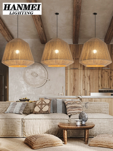 Lampshade Pendant Light E26 Modern Nordic Style Indoor Restaurant <b>Hanging</b> for Hotel Home Decor HM-HR-067 Middle Size Pendant Lig - Product Image 4