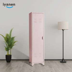 <span class=keywords><strong>Casier</strong></span> de rangement <span class=keywords><strong>vertical</strong></span> pour chambre à coucher, en acier, rose, pour vêtements, <span class=keywords><strong>casier</strong></span> métallique, vente en gros - Product Image 1