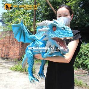 MY Dino DH003 Regalo para niños Realista Colorido Bebé Dragón occidental Marioneta de mano - Product Image 4