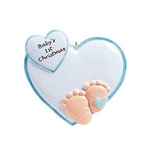 Adorno personalizado <span class=keywords><strong>para</strong></span> bebé con bola de Navidad <span class=keywords><strong>para</strong></span> primera Navidad del bebé - Product Image 4